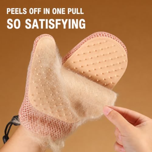 Pet Hair Removal Glove, Double-Sided Grooming Glove for Cats/Dogs/Fabric