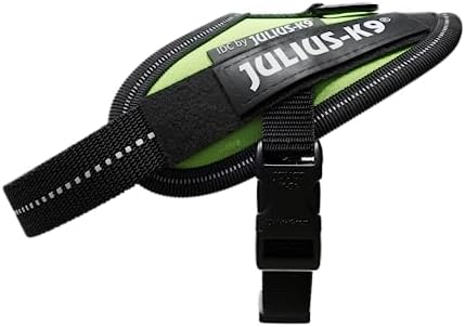 Julius-K9, 16IDC-NE-B1, IDC Powerharness, Dog Harness, Size: Baby 1, Neon Green