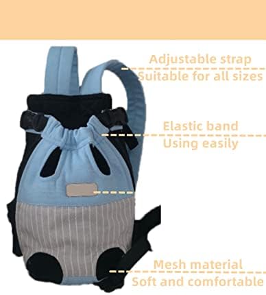 Dogs Cat Backpack Carriers for Small Dogs Frenchie Dog Yorkie Bags for Traveling Carrier for Puppy (Medium(6-9lbs), A)