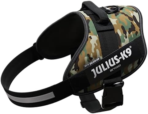 Julius-K9, 16IDC-C-3, IDC Powerharness, Dog Harness, Size: 3, Camouflage