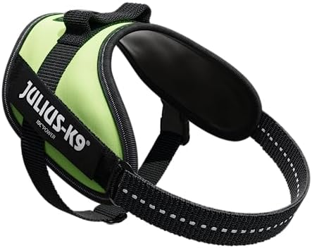 Julius-K9, 16IDC-NE-4, IDC Powerharness, Dog Harness, Size: 4, Neon Green
