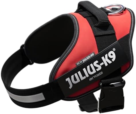 Julius-K9, 16IDC-R-1, IDC Powerharness, Dog Harness, Size: 1, Red
