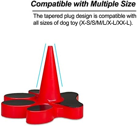 HOMDSG Dog Toy Holder Stopper for Classic Sizes XS to XXL, 4 PCS