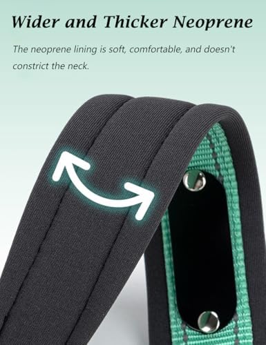 Personalized Reflective Dog Collar with Silent ID Plate - Custom Engraved Pet Name & Phone Number, Nylon Basic Collar for Small Medium Large Dogs