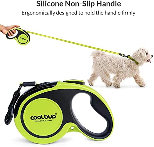 360° Tangle-Free,Heavy Duty Retractable Dog Leash with Anti-Slip Handle