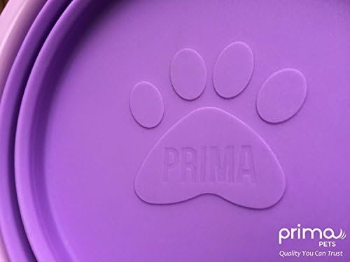 Collapsible Silicone Water Travel Bowl with Clip for Dog and Cat, Portable and Durable Pop-up Feeder for Convenient On-The-go Feeding – Size: Small (1.5 Cups) Purple – 2 Pack