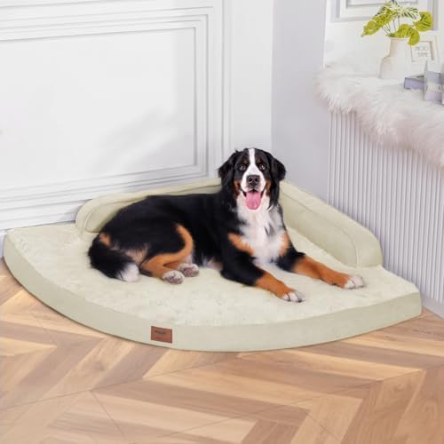 MEKIY Jumbo Orthopedic Waterproof Dog Bed with Sides for Extra Large Dogs