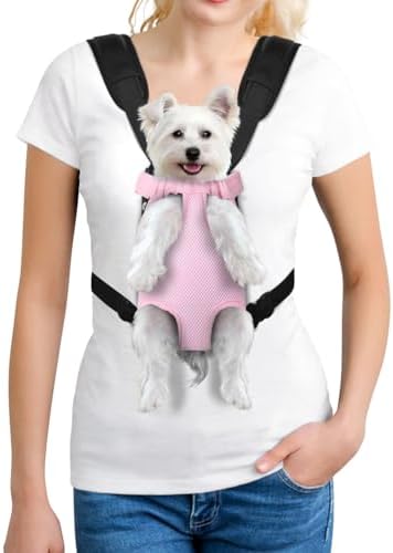 YUDODO Pet Dog Carrier Backpack Adjustable Front Carrier for Small Dog Cat