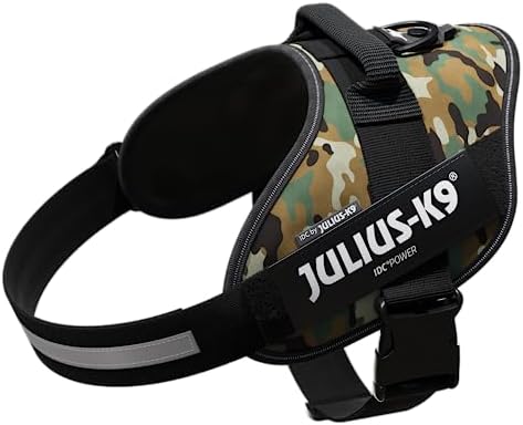 Julius-K9, 16IDC-C-2, IDC Powerharness, Dog Harness, Size: 2, Camouflage