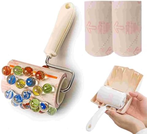 Lint Roller for Pet Hair Extra Sticky Portable Lint Rollers 210 Sheets Value Set 3 Rollers with 1 Handle 1 Cover Strong Adhesive Lint Remover for Clothes Furniture Carpet Dog & Cat Hair