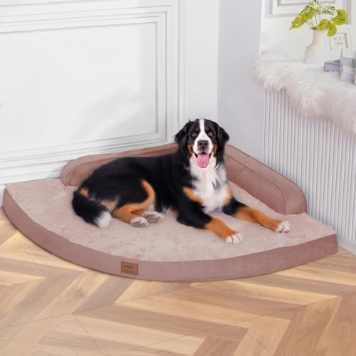 MEKIY Jumbo Orthopedic Waterproof Dog Bed with Sides for Extra Large Dogs