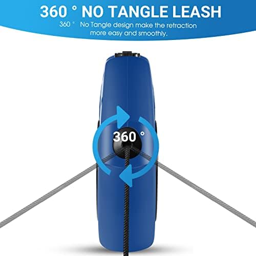 360°No Tangle 26 Ft Retractable Dog Leash for Dogs up to 99lbs