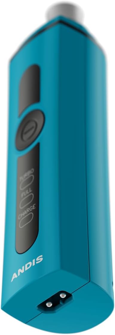 Andis 561553 Professional 2-Speed Cord/Cordless Nail Grinder, Blue | Dual-speed motor, fine-grit & premium grindstones, rechargeable dog nail clipper alternative