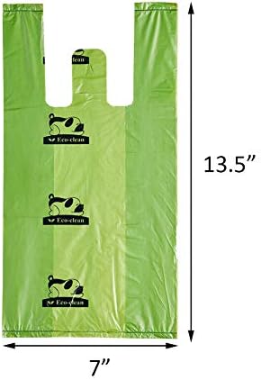 ECO-CLEAN Dog Poop Bags, 300-Count Dog Waste Bags with Easy-Tie Handles