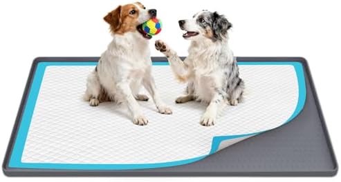 51" x26" Pee Pad Holder for Dogs Lanstics Puppy Pad Holder Grey