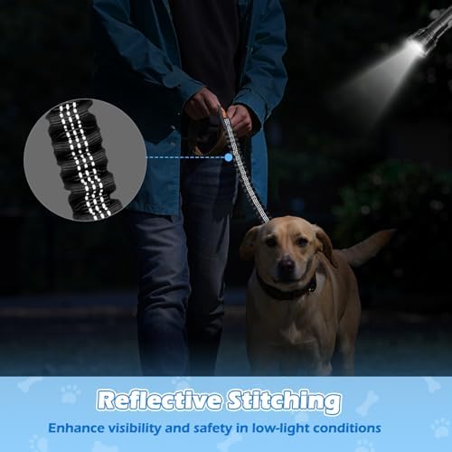 VavoPaw Bungee Dog Leash Extender, Retractable for Large Dogs, 2 Pack