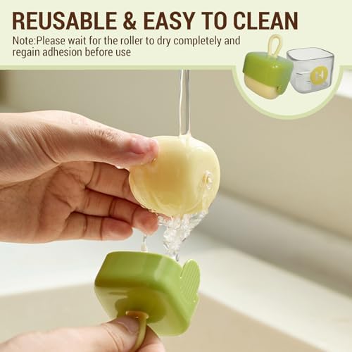 Mini Lint Roller Reusable Washable Sticky Pet Hair Remover