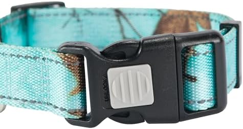 Browning Classic Webbing Camo Collar, Medium, 1 x 14-20in Rt Xtra Seaglass