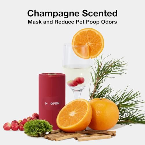 VETRESKA Dog Poop Bags, Champagne Scented, 300 Bags