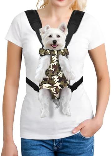 YUDODO Pet Dog Carrier Backpack Adjustable Front Carrier for Small Dog Cat