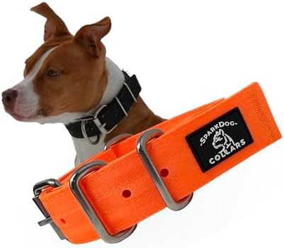 SparkDog 1.5” Working Dog Collar - Heavy Duty, Fits 13-19"