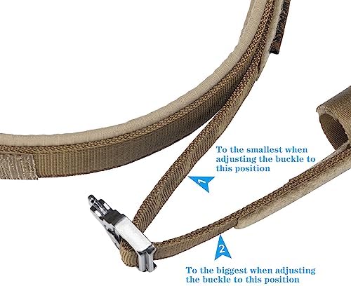EXCELLENT ELITE SPANKER Tactical Nylon Dog Collar Military Metal Buckle