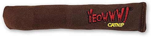 Yeowww! Catnip Cigar Cat Toy - 7 in Catnip Toy for cats, 100% Stuffed with Premium Organically Grown Catnip, Made in USA