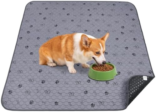 Sunheir Washable Pee Pads for Dogs, 72x72 Waterproof Reusable Puppy Pads