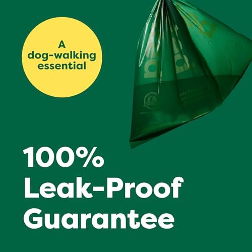 Earth Rated Dog Poop Bag Holder, 1 Dispenser and 900 Bags, Unscented