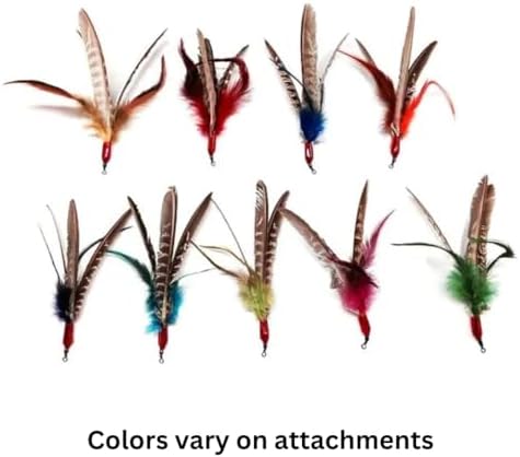 GoCat Da Bird Rod and Feather Cat Toy, Handmade in The USA (1 Bird)