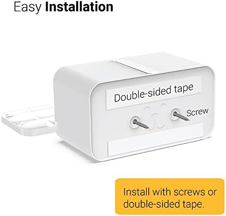 SVD.PET Dog Poop Bag Dispenser, Wall Mount Waste Bag Dispenser, Holds 8 Rolls of Waste Bags, Indoor/Outdoor Wall mount or Place on the Table (Black, Dispenser only)