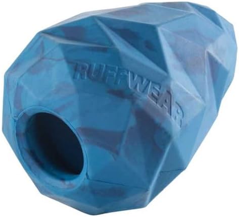 Ruffwear, Gnawt-a-Cone, Interactive Toy for Dogs, Blue Pool