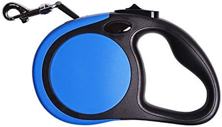 Retractable Dog Leash, one-Handed Multi-Function Lock and Detachable bite Expander, 360° Non-tangling, Heavy-Duty Retractable Dog Leash;16 ft Strong Nylon Belt/Ribbon;One-Handed Brake, Pause, Lock