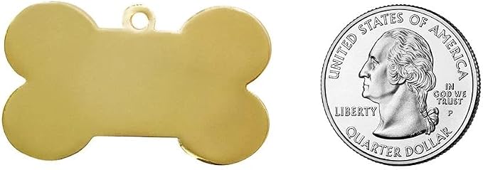 Two Tails Treat Yo Self Pet ID Tag, Dog Essentials, Personalized Dog Name Tag for Puppies & Dogs, Custom Engraved Charm for Collars & Harnesses, Pet Accessories, Cute Durable with Gold Plating, Black