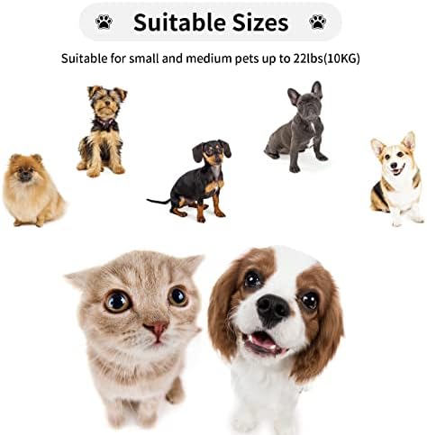 Retractable Dog Leash for Small and Medium Dogs up to 22lbs with 9.8ft Strong Nylon Tape, Hands Free, Portable and Lightweight Leash with Wrist Strap, One-Hand Brake, Tangle Free (White)