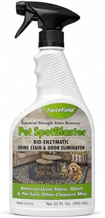 ForceField® Pet SpotBlaster Bio-Enzymatic Urine Stain & Odor Eliminator - 32oz