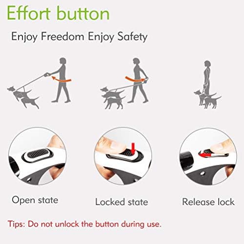 EXPAWLORER Dual Retractable Dog Leash