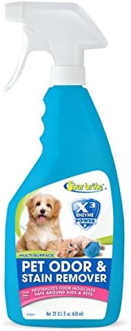 STAR BRITE Multi-Surface Pet Odor & Stain Remover Spray - Triple Enzyme Neutralizer - 22 OZ (09722)