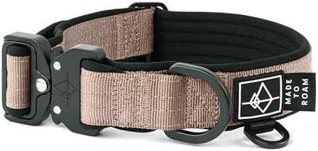MADE TO ROAM Comfort Collar - Adjustable Nylon Dog Collar with Soft Comfortable Padding, Light Aviation Aluminum Metal Buckle for Small, Medium and Large Dogs (Utah Glow, Size 2)