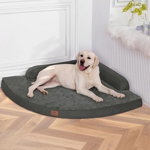 MEKIY Orthopedic Waterproof Dog Bed with Sides for Extra Large Sizes Dogs