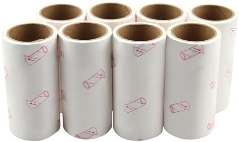 Pet Hair Lint Roller Refill, 480 Sheets (8 Refills), Adhesive Sheets