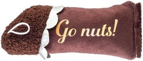 Haute Diggity Dog Barkbells Pawtein Bar Plush Dog Toy, Funny Parody Toys