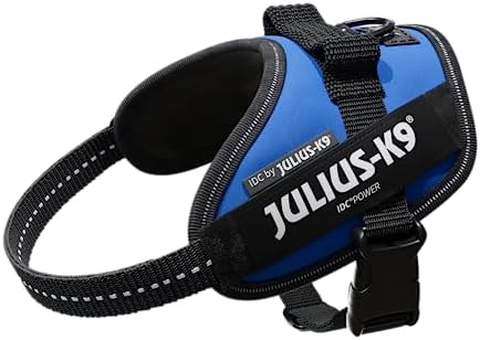 Julius-K9, 16IDC-B-MM, IDC Powerharness, Dog Harness, Size: Mini-Mini, Blue