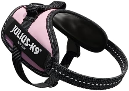 Julius-K9, 16IDC-PN-MM, IDC Powerharness, Dog Harness, Size: Mini-Mini, Pink