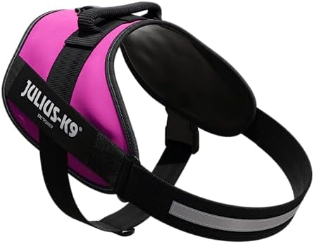Julius-K9, 16IDC-DPN-3, IDC Powerharness, Dog Harness, Size: 3, Dark Pink