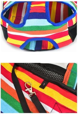 Front Cat Dog Backpack Travel Bag Sling Carrier Portable Outdoor Lightweight and Soft Comfortable Puppy Kitty Rabbit Double-Sided Pouch Shoulder Carry Tote Handbag Yellow S