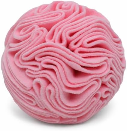 Snuffle Ball for Dogs, Slow Feeder Mental Enrichment Toy, Cute Interactive Puzzle Game for Anxiety Relief & Indoor Fun, Pet Search Game for Small Medium Dogs, Machine Washable