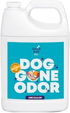 Good Salt Pet Dog Gone Odor, Natural & Fragrance Free Scent Neutralizer, Made in the USA, 1 Gallon Bottle