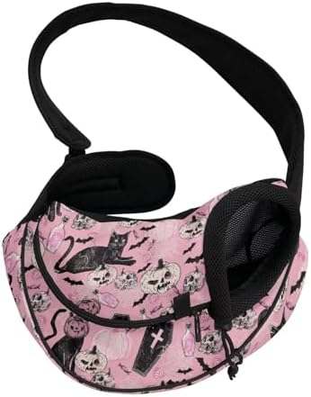 COEQINE Dog Backpack Carrier for Small Dogs Sling Bag Pet Crossbody
