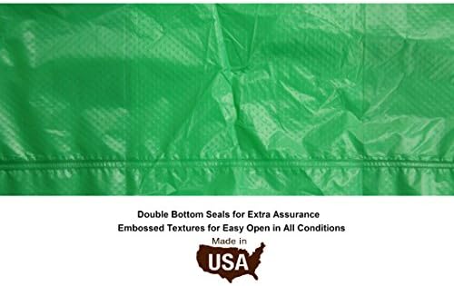 Five Star Pet 9" x 14.25" Made in USA Easy Open Poop Bags Dog Waste Bags, 18 Refill Rolls, 270 Bags